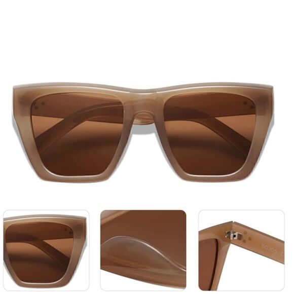 Oversized Square Cat Eye Sunglasses